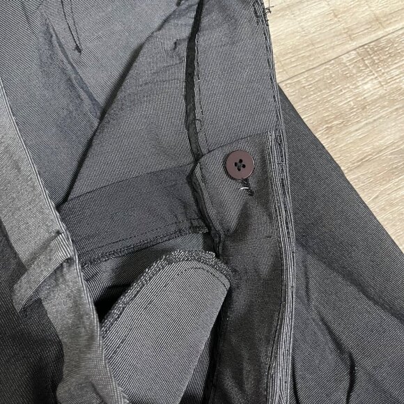 UWN Mid Rise Boot Leg Full Length Trousers Grey Women’s Size M - Picture 8 of 9